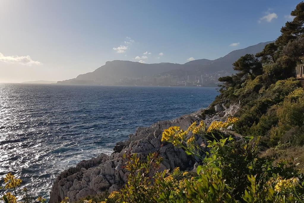 Appartement Bord De Mer Avec Garage Menton Eksteriør bilde